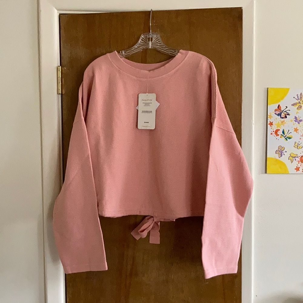 Fabletics Tie Back Sweatshirt